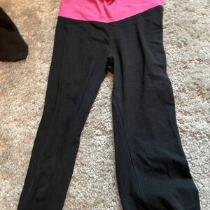 Black and Pink Leggings
